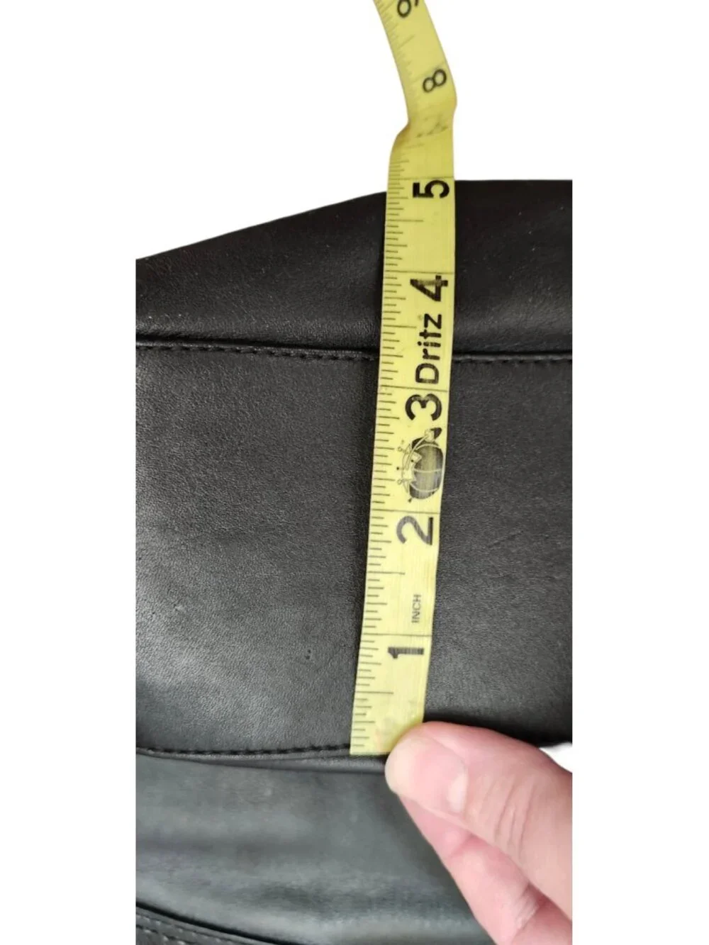 Coach Black Leather Tote Bag Large Signature Embossed Shoulder Bag Zip Top Class - Picture 13 of 13